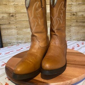 Durango Brown Leather Cowboy Boots